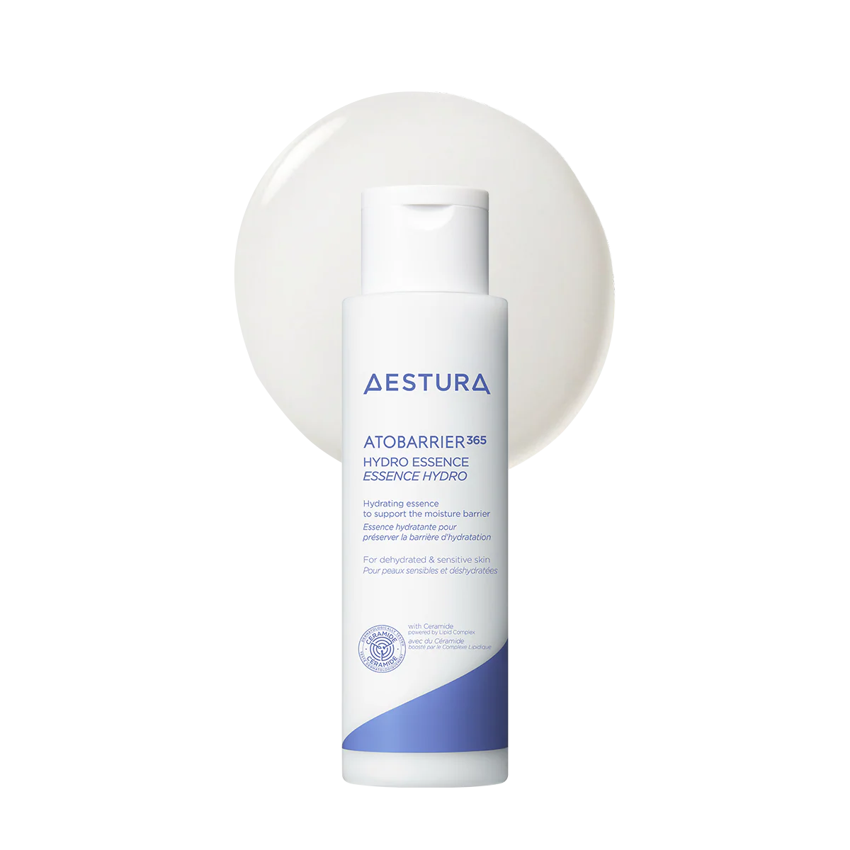 AESTURA Atobarrier 365 Hydro Essence in a 200ml pump bottle for deep hydration and barrier support.