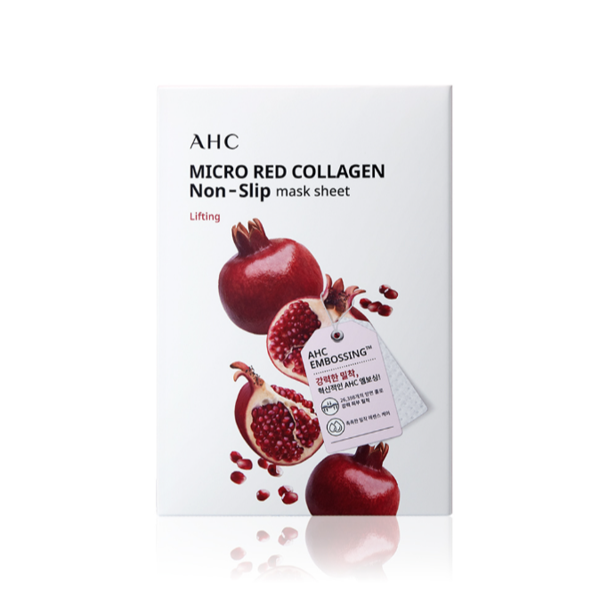 AHC Micro Red Collagen Anti-Rutsch-Maskenblatt x 10