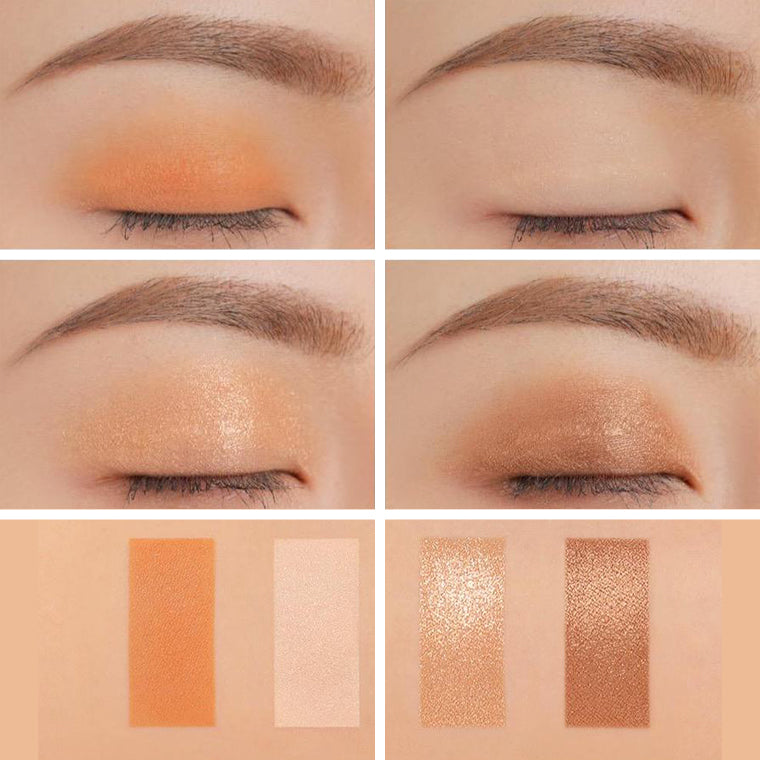Paleta de sombras de ojos 3CE Mini Multi • Almendra Fudge