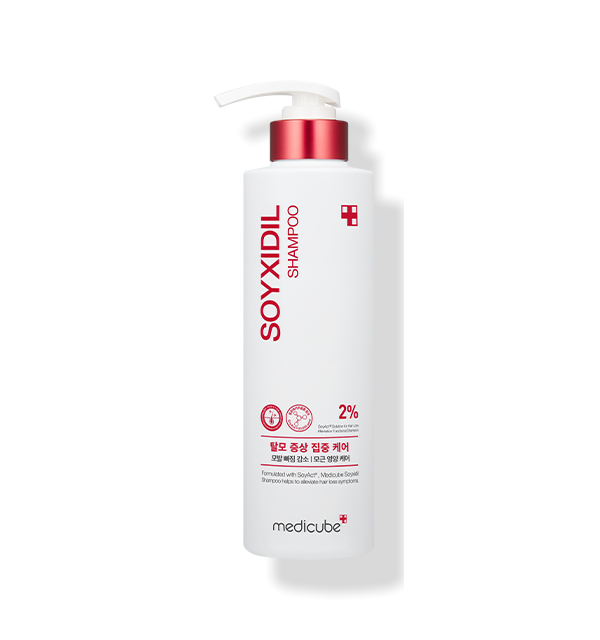medicube Soyxidil Anti-Hair Loss Shampoo 490ml pump bottle