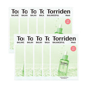 Torriden Balanceful Cica Mask Sheet box with 10 lightweight Tencel sheet masks