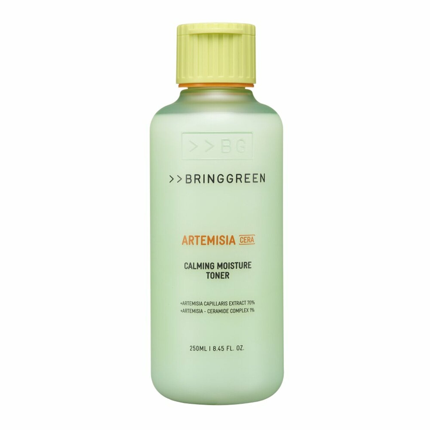 BRINGGREEN Artemisia Cera Calming Moisture Toner 250ml – Korean toner with 70% artemisia and ceramide complex for soothing and hydrating sensitive skin.
