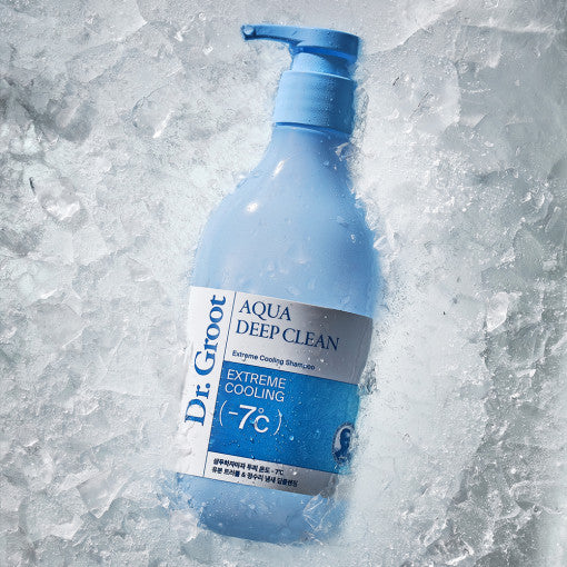 cooling mint shampoo with caffeine, biotin, and hyaluronic acid