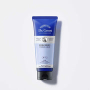 Dr.Groot Cooling Scrub Shampoo 200ml tube with icy blue label, Korean scalp exfoliant for oily, thinning hair