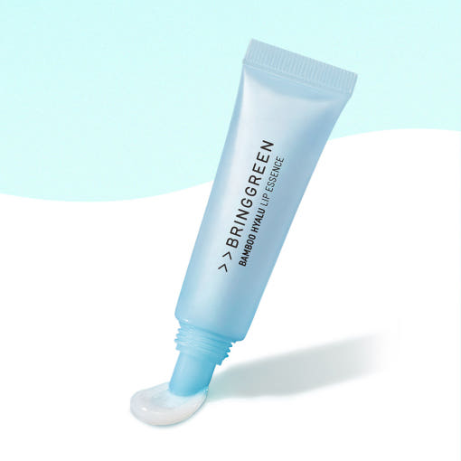 BRINGGREEN Bamboo Hyalu Lip Essence – double pack lip essence with bamboo extract and hyaluronic acids for gentle, lasting lip hydration.