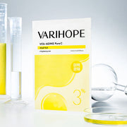 VARIHOPE VITA-AGING Pure C mask pack with a white background