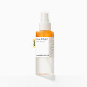 Skincare bottle labeled 'Deep Collagen' on a white background